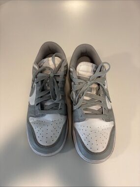 Nike Dunks Low SE Light Pumice Grey and White Low-Top Sneakers